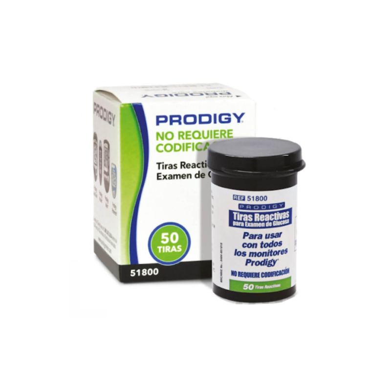 Tirillas para Glucómetro Prodigy