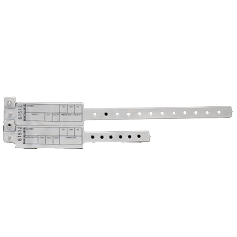 Brazalete de identificación con escriba directo