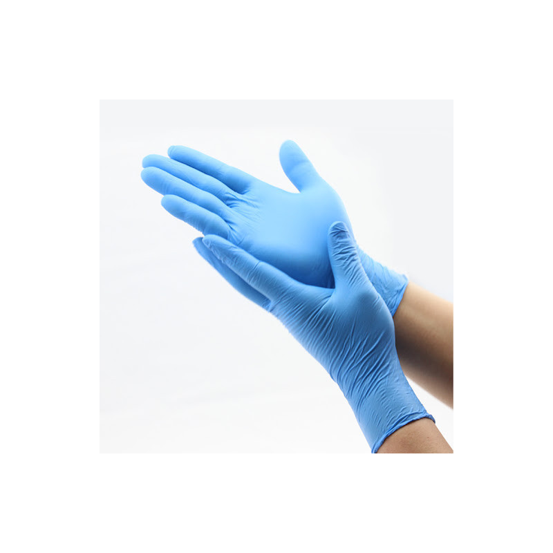 Guantes de Nitrilo Talla M Celestes