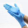 Guantes de Nitrilo Talla M Celestes