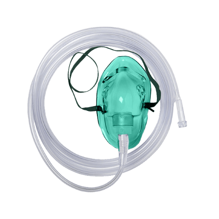Mascarilla simple de oxigeno