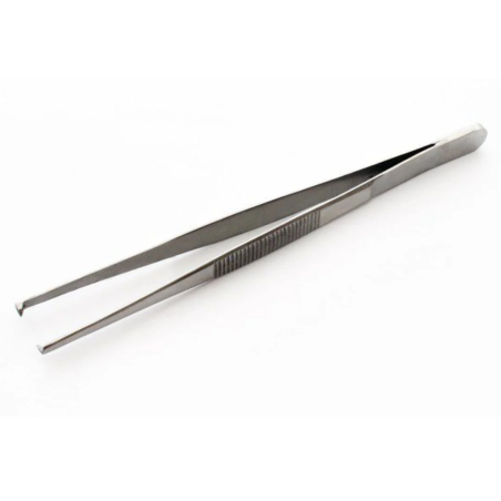 Pinza anatómica con diente 14cm