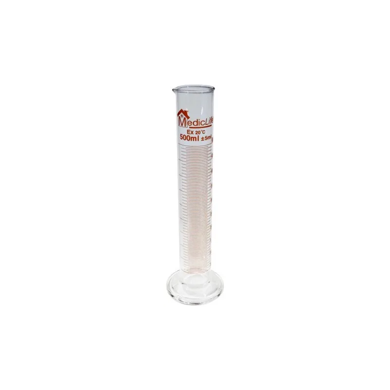 Probeta vidrio 500ml Mediclife