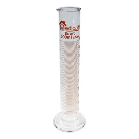Probeta vidrio 500ml Mediclife