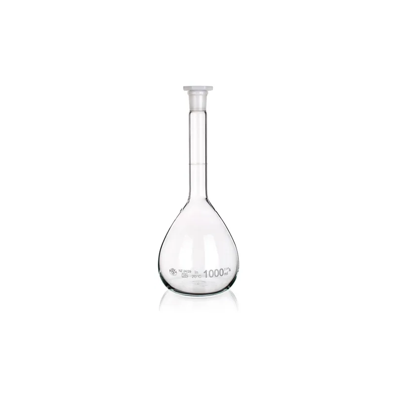 Matraz aforado vidrio 1000ml
