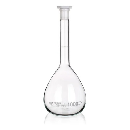 Matraz aforado vidrio 1000ml