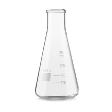 Matraz Erlenmeyer vidrio 250ml
