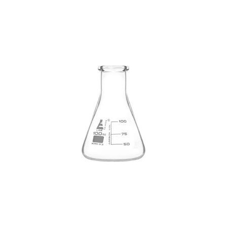 Matraz Erlenmeyer vidrio 100ml