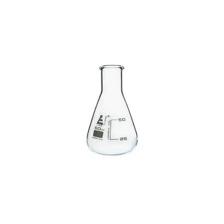 Matraz Erlenmeyer vidrio 50ml