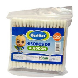 Hisopos Carlitos 100uds